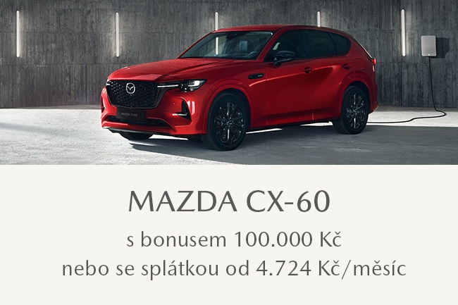 Mimořádné zvýhodnění na Mazdu CX-60